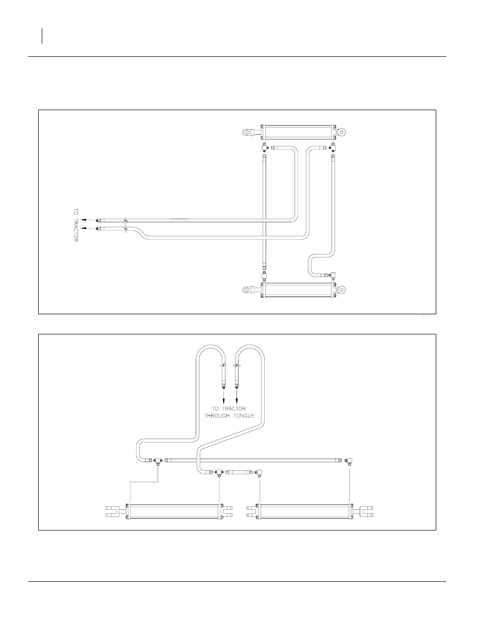 Hydraulic diagrams, Transport lift, Fold | Transport lift fold | Great Plains 2S-2600HDF Predelivery Manual User Manual | Page 34 / 40