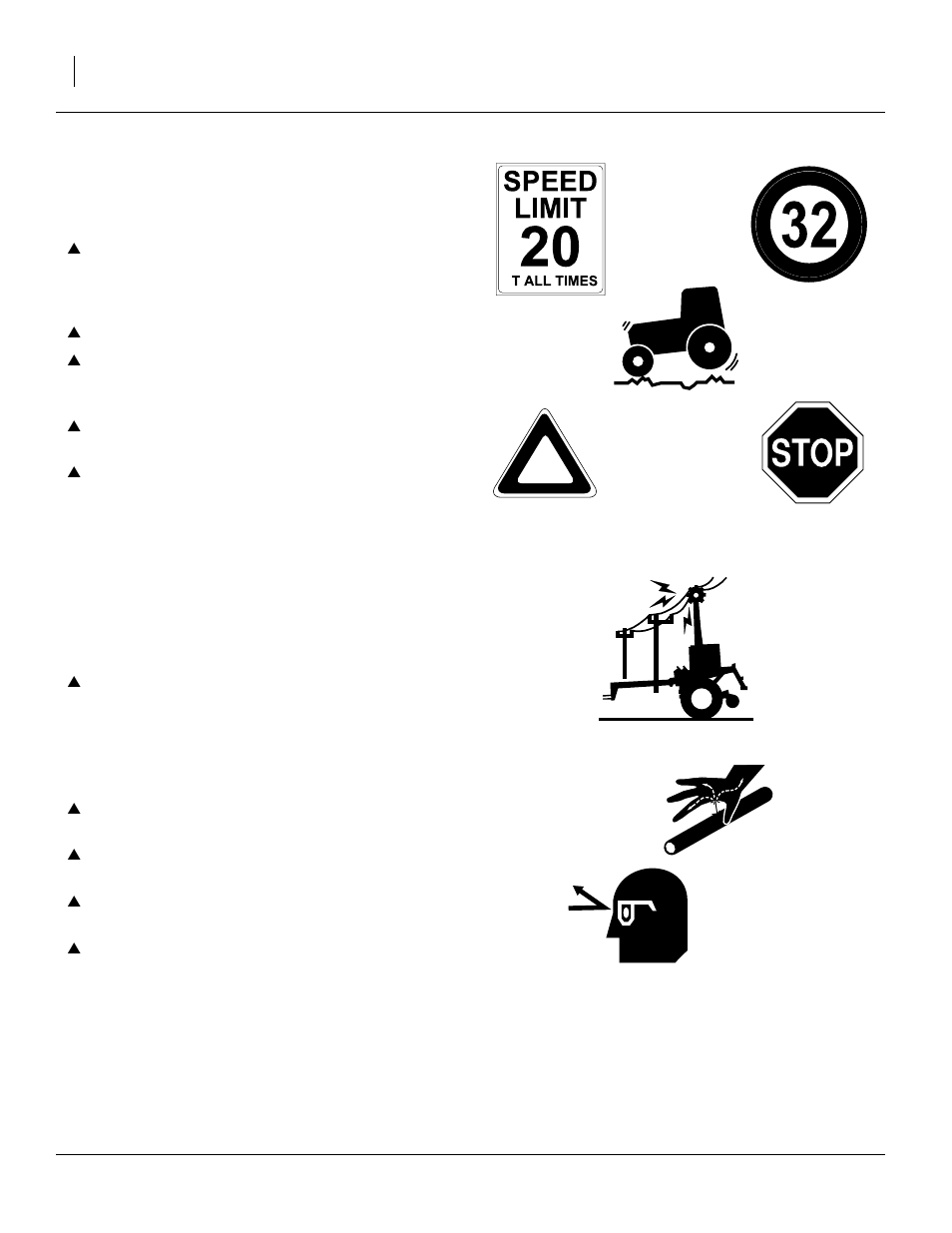 Transport machinery safely, Check for overhead lines, Avoid high pressure fluids | Great Plains 2S-2600HDF Predelivery Manual User Manual | Page 4 / 40