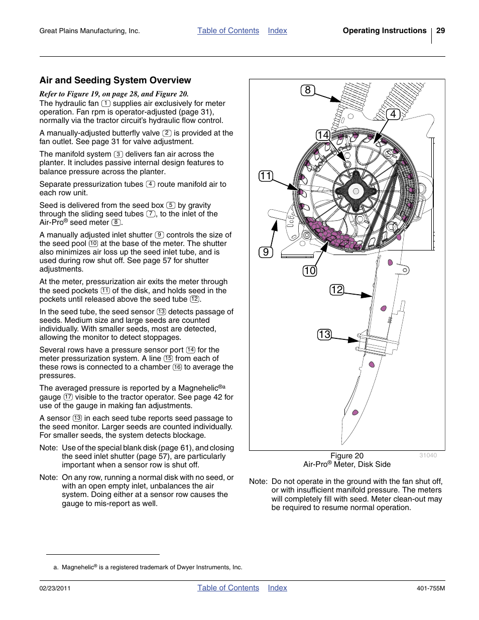 Air and seeding system overview | Great Plains YP925TD Operator Manual User Manual | Page 33 / 134