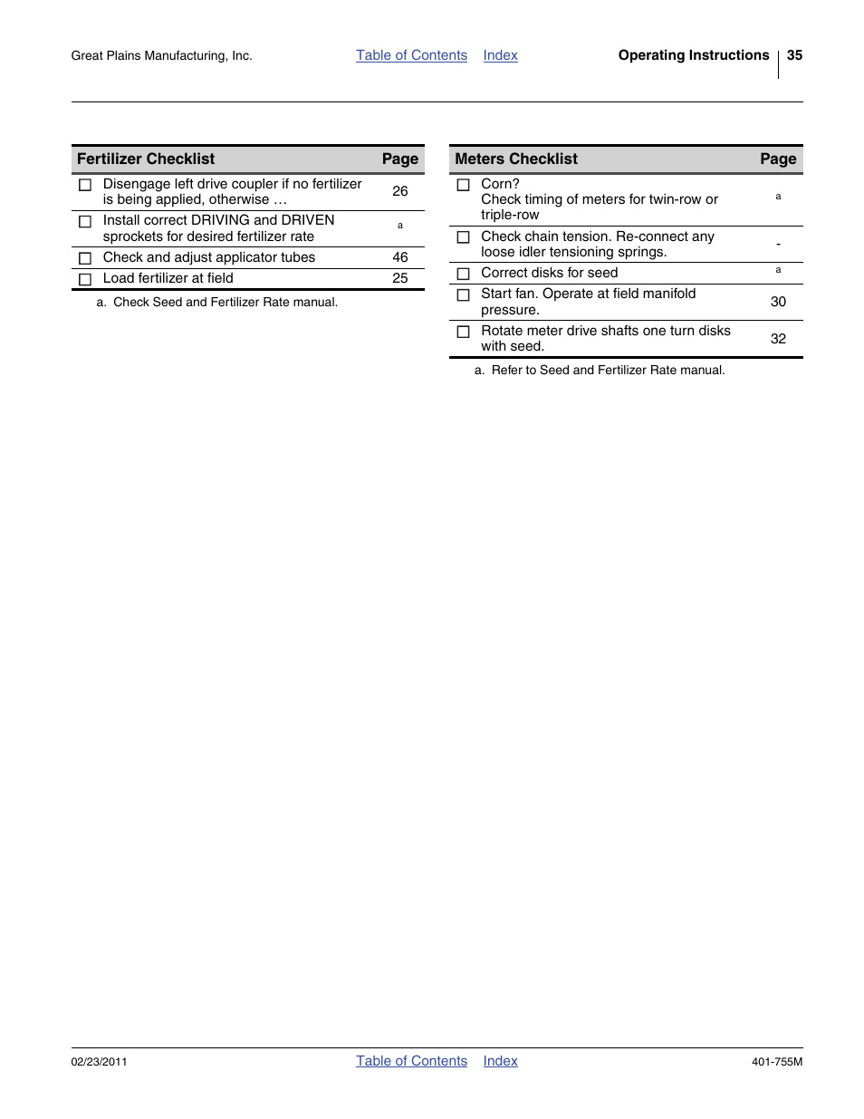 Great Plains YP925TD Operator Manual User Manual | Page 39 / 134