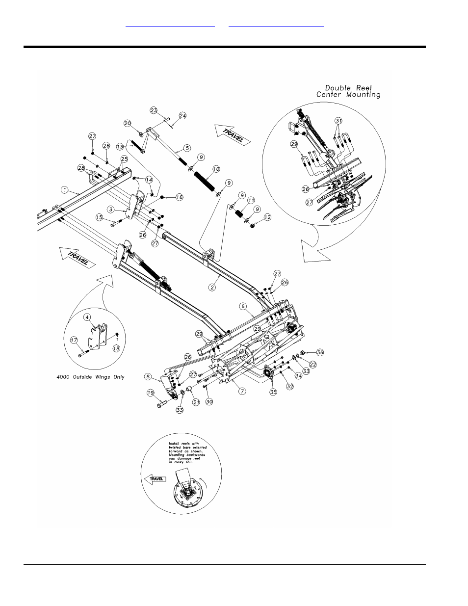 Reel only assembly (s/n gp-5251nn+) | Great Plains 4000TT Parts Manual User Manual | Page 106 / 142