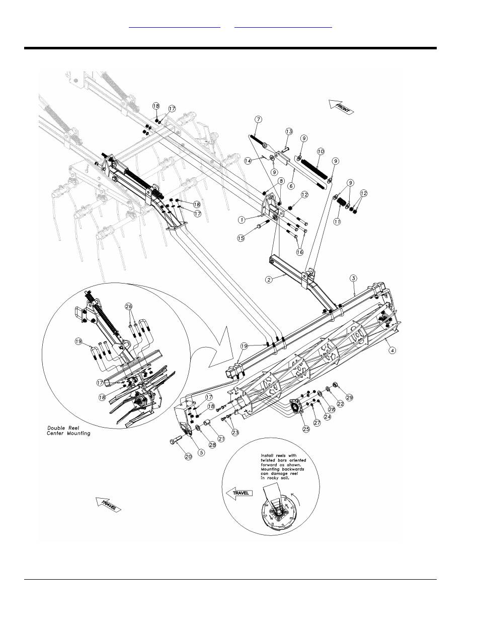 Reel following ch3a coil tine assembly (s/n, Gp-5251nn+) | Great Plains 4000TT Parts Manual User Manual | Page 116 / 142