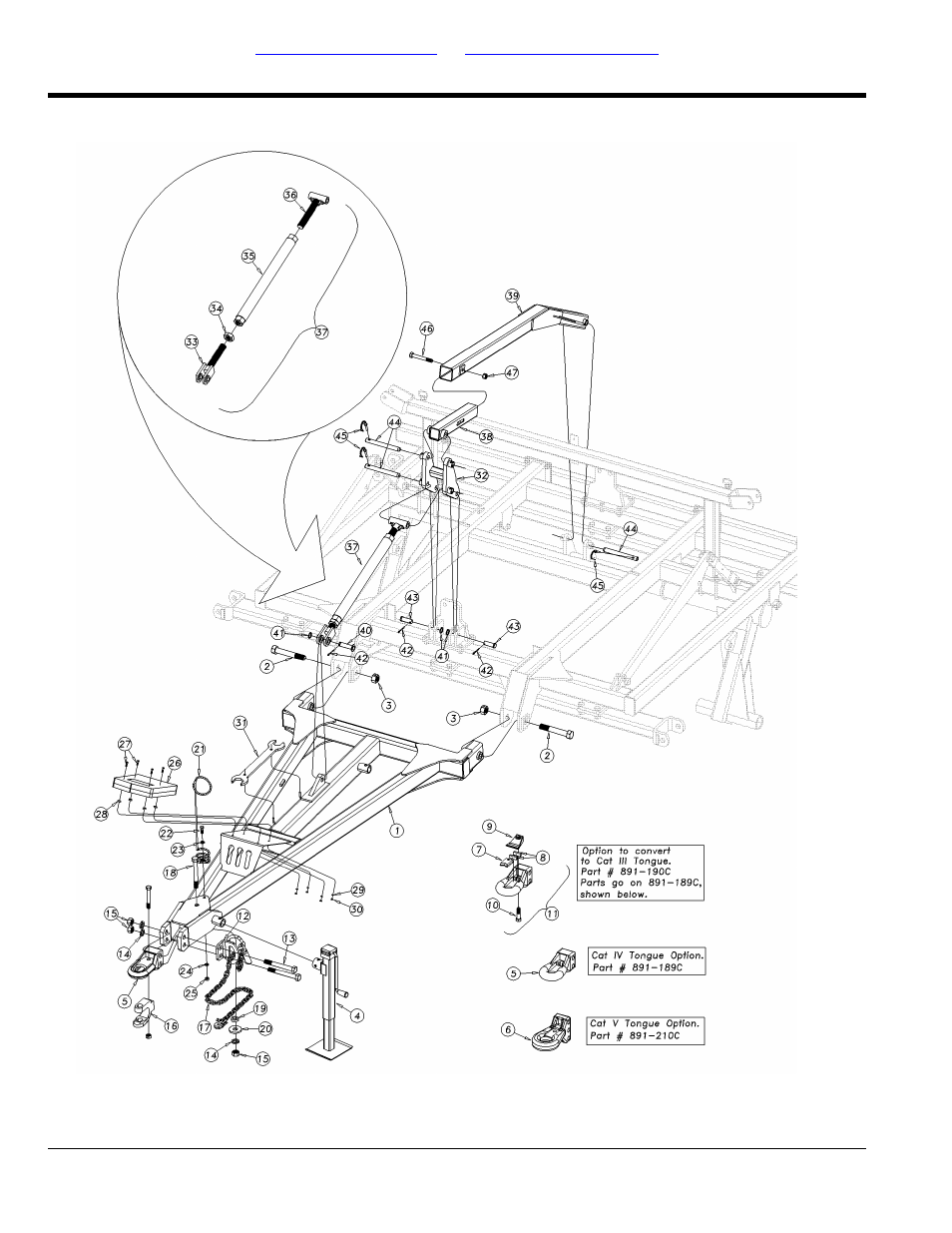 Hitch and self level assembly | Great Plains 4000TT Parts Manual User Manual | Page 12 / 142