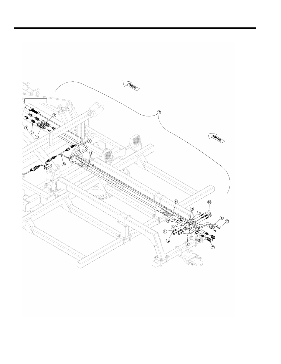 Rear hitch accessories (s/n gp-5250nn-) | Great Plains 4000TT Parts Manual User Manual | Page 128 / 142