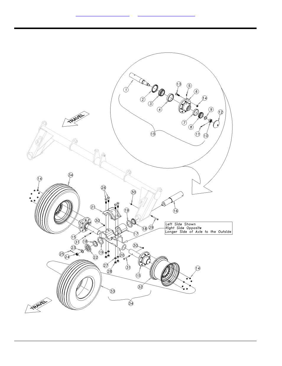 3000tt center transport assembly (s/n 4992nn+) | Great Plains 4000TT Parts Manual User Manual | Page 34 / 142