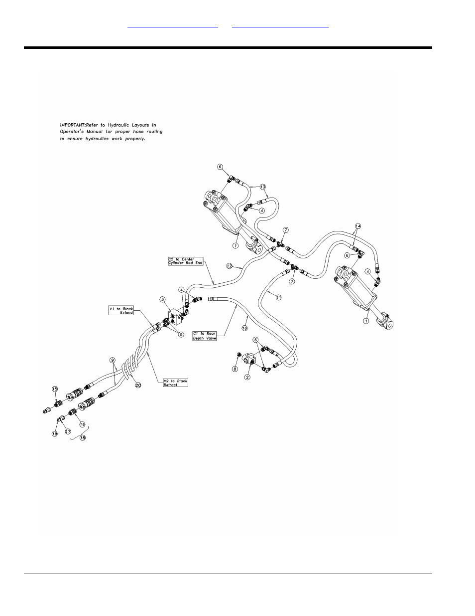 Hydraulic lift system 1200tt & 1500tt | Great Plains 4000TT Parts Manual User Manual | Page 54 / 142