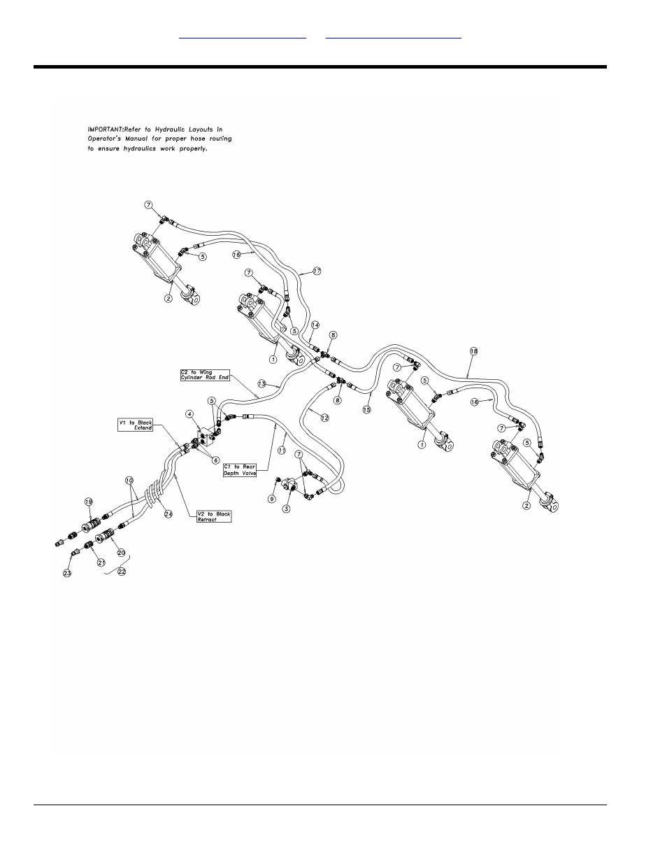 Hydraulic lift system 1800tt, 2400tt, 3000tt, 4000tt | Great Plains 4000TT Parts Manual User Manual | Page 56 / 142