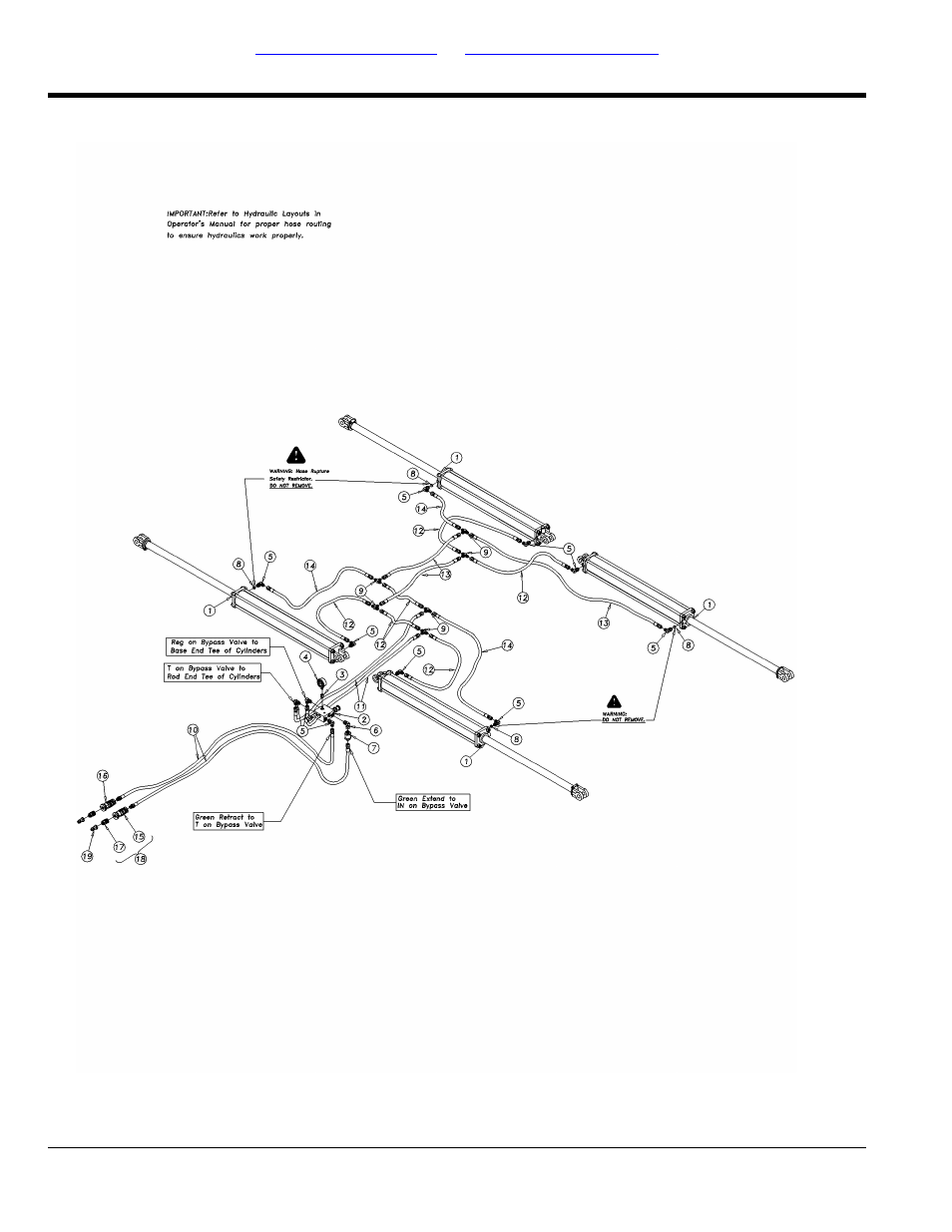 Hydraulic fold system 3000tt | Great Plains 4000TT Parts Manual User Manual | Page 62 / 142