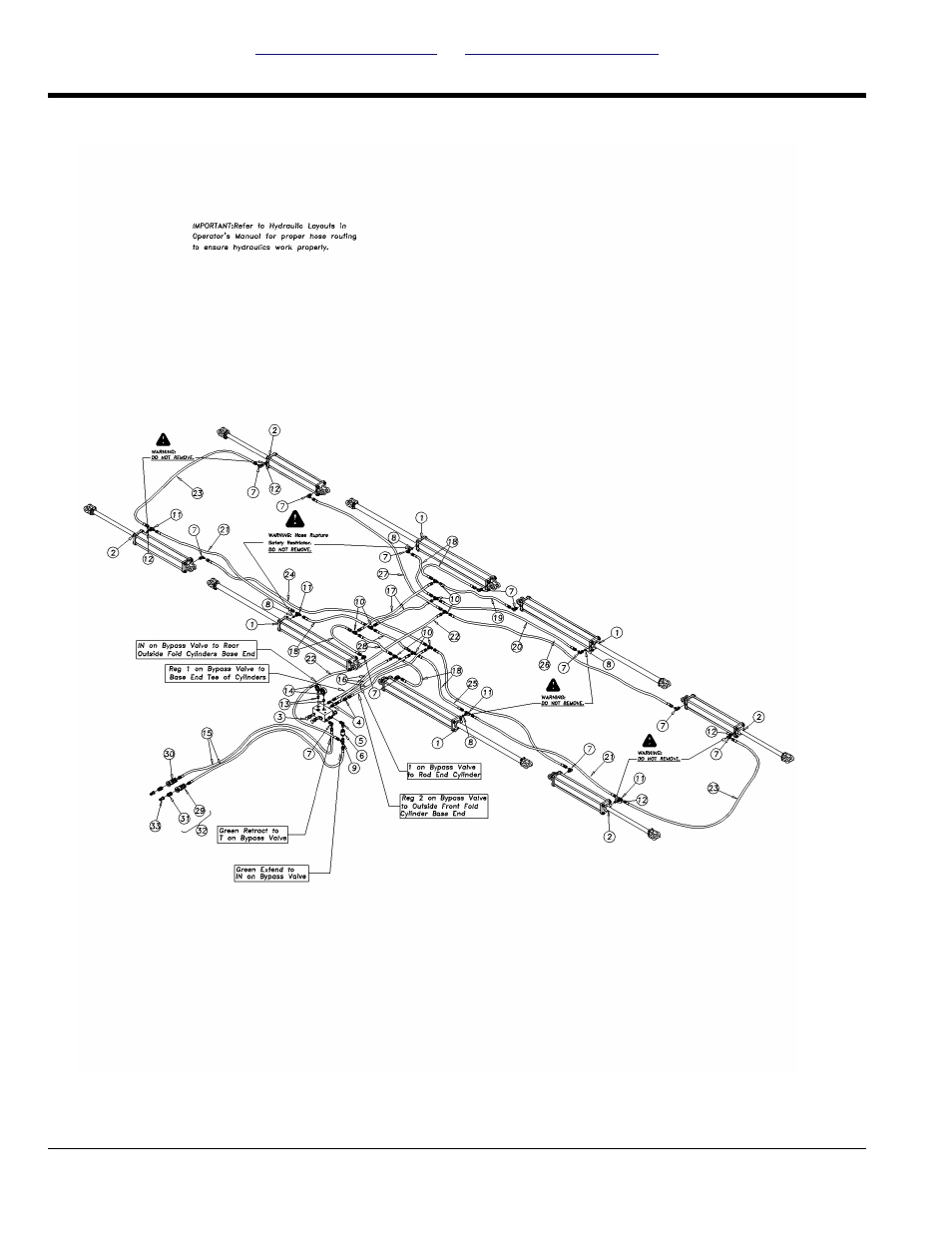 Hydraulic fold system 4000tt | Great Plains 4000TT Parts Manual User Manual | Page 64 / 142