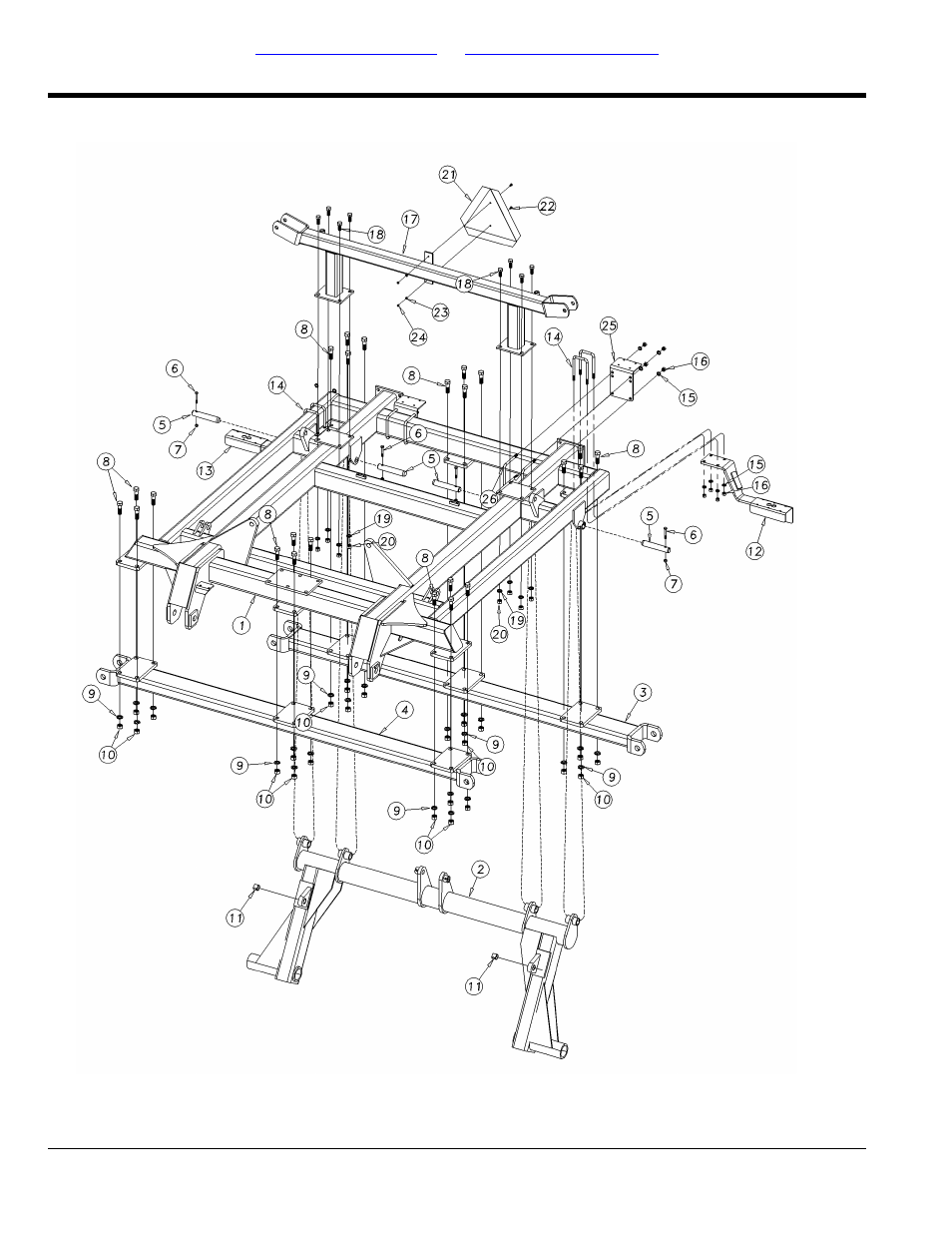 1800 turbo till center frame assembly | Great Plains 4000TT Parts Manual User Manual | Page 8 / 142