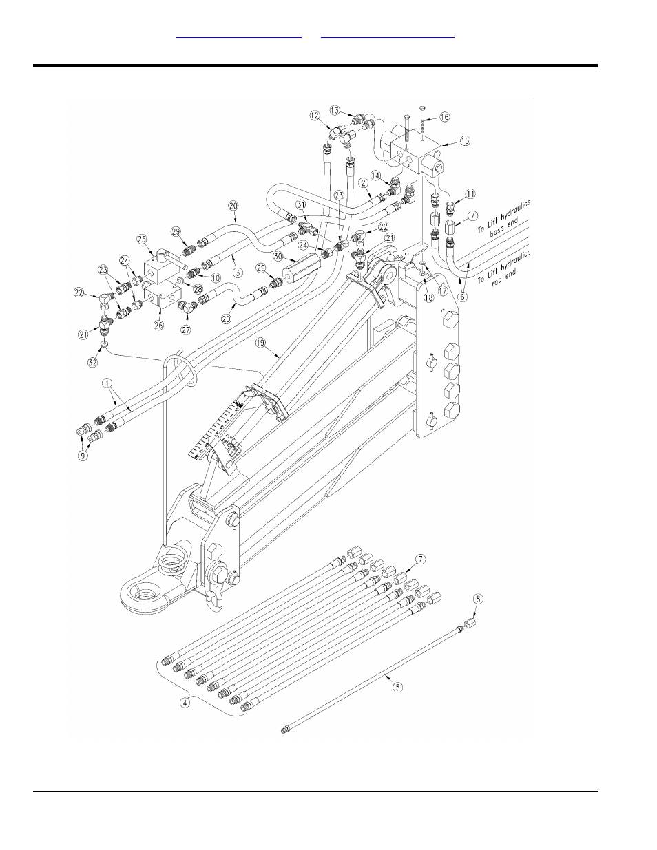 Hitch hydraulics | Great Plains YP1625A Parts Manual User Manual | Page 196 / 240