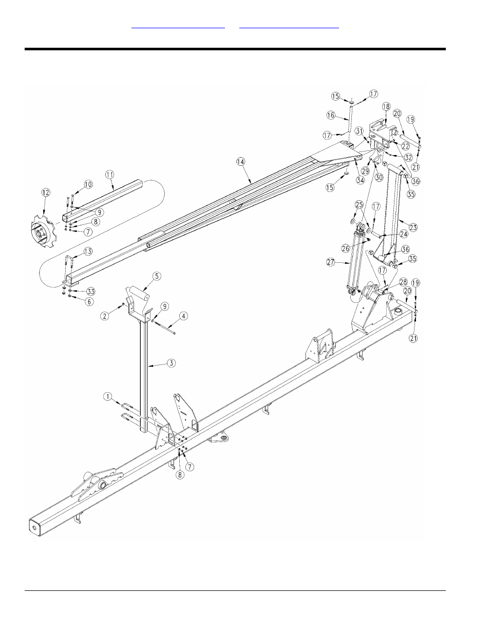 Marker, Table of contents part number index marker | Great Plains YP1625A Parts Manual User Manual | Page 204 / 240