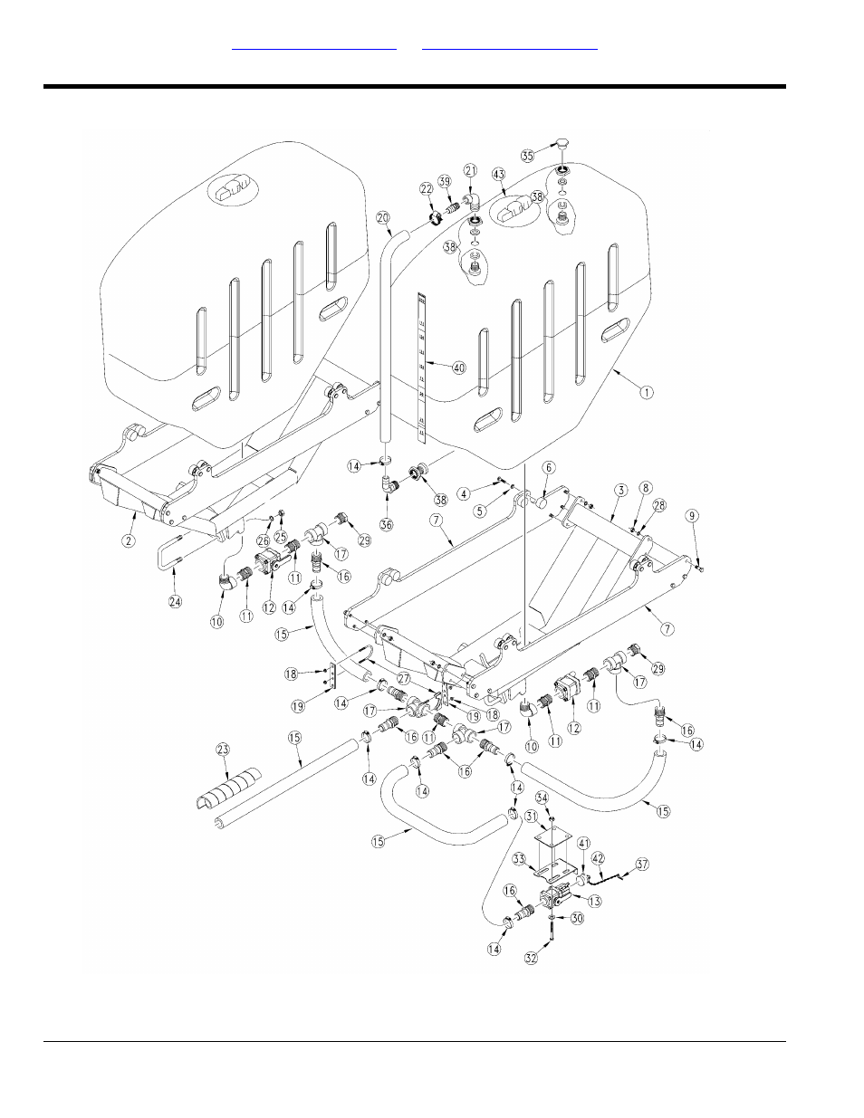 Fertilizer, Fertilizer tanks and mounts | Great Plains YP1625A Parts Manual User Manual | Page 208 / 240