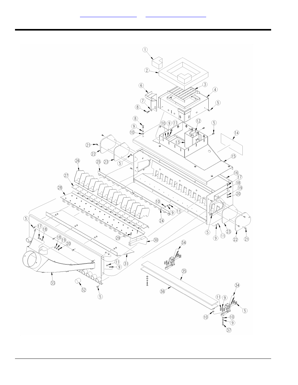 Air box, Table of contents part number index air box | Great Plains YP1625A Parts Manual User Manual | Page 30 / 240