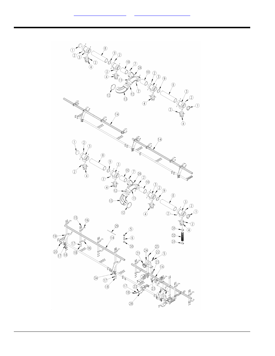 Yp12a air delivery 36" tr spacing | Great Plains YP1625A Parts Manual User Manual | Page 48 / 240