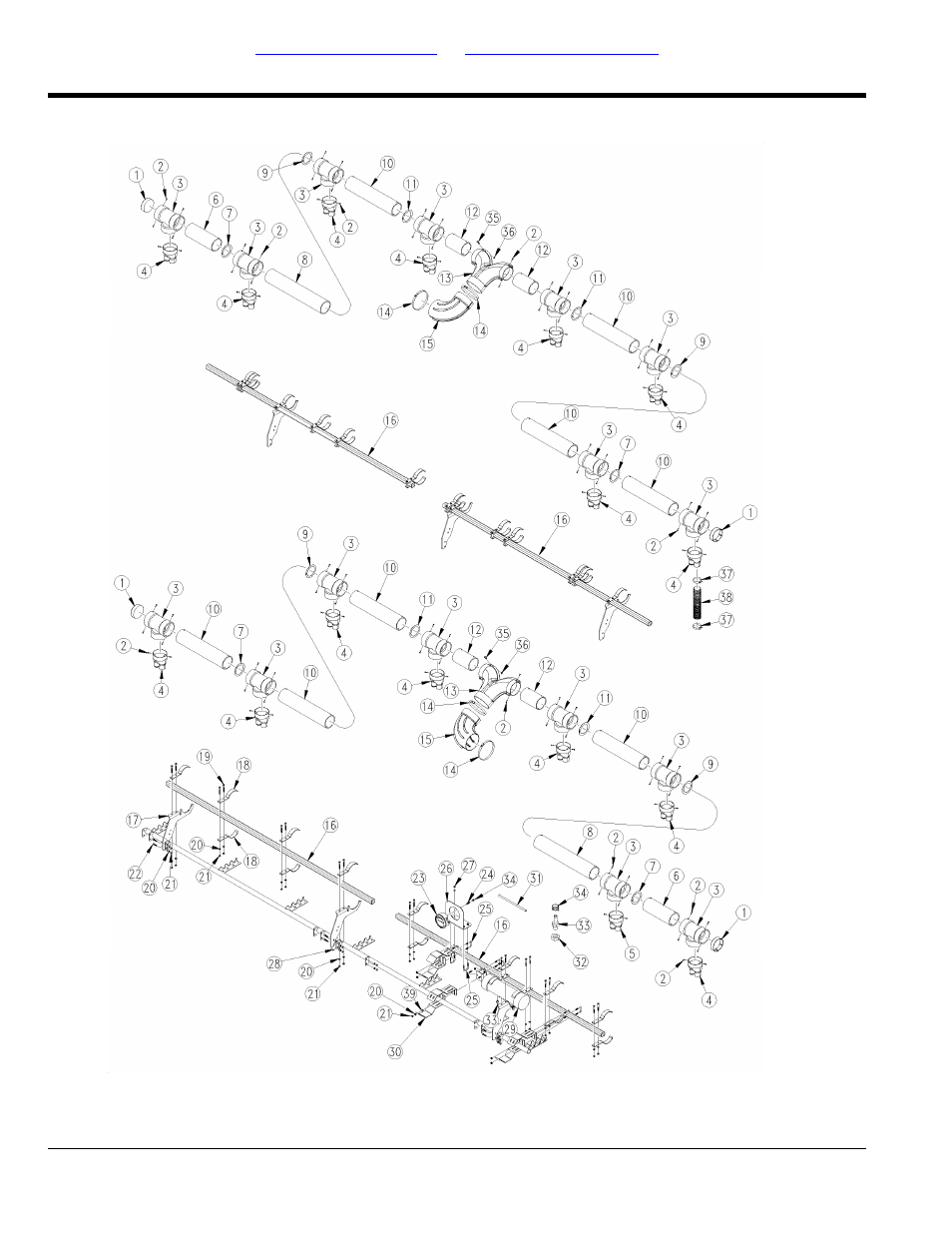 Yp16a air delivery 15" spacing | Great Plains YP1625A Parts Manual User Manual | Page 50 / 240