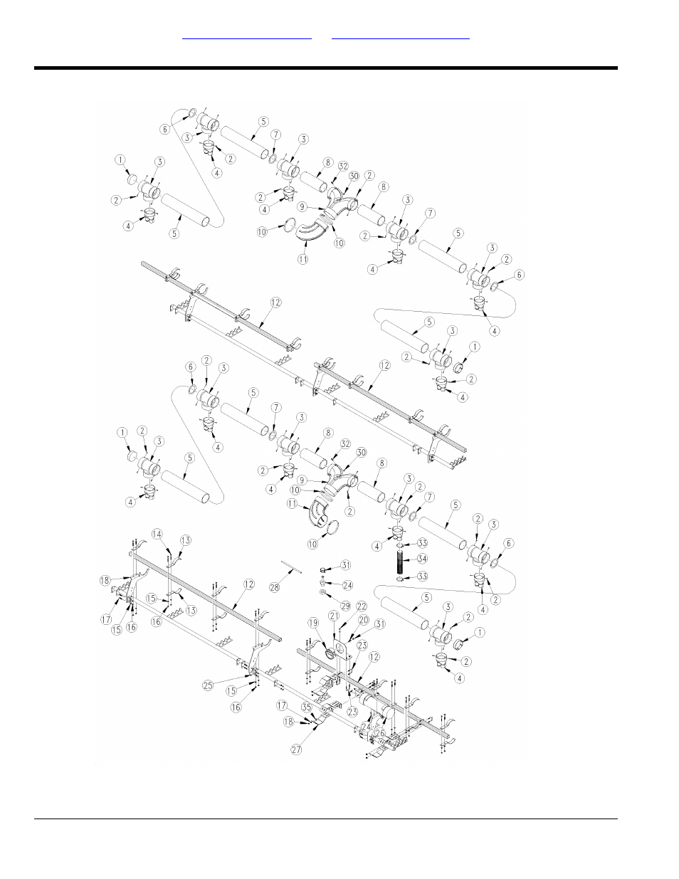 Yp16a air delivery 20" spacing | Great Plains YP1625A Parts Manual User Manual | Page 52 / 240