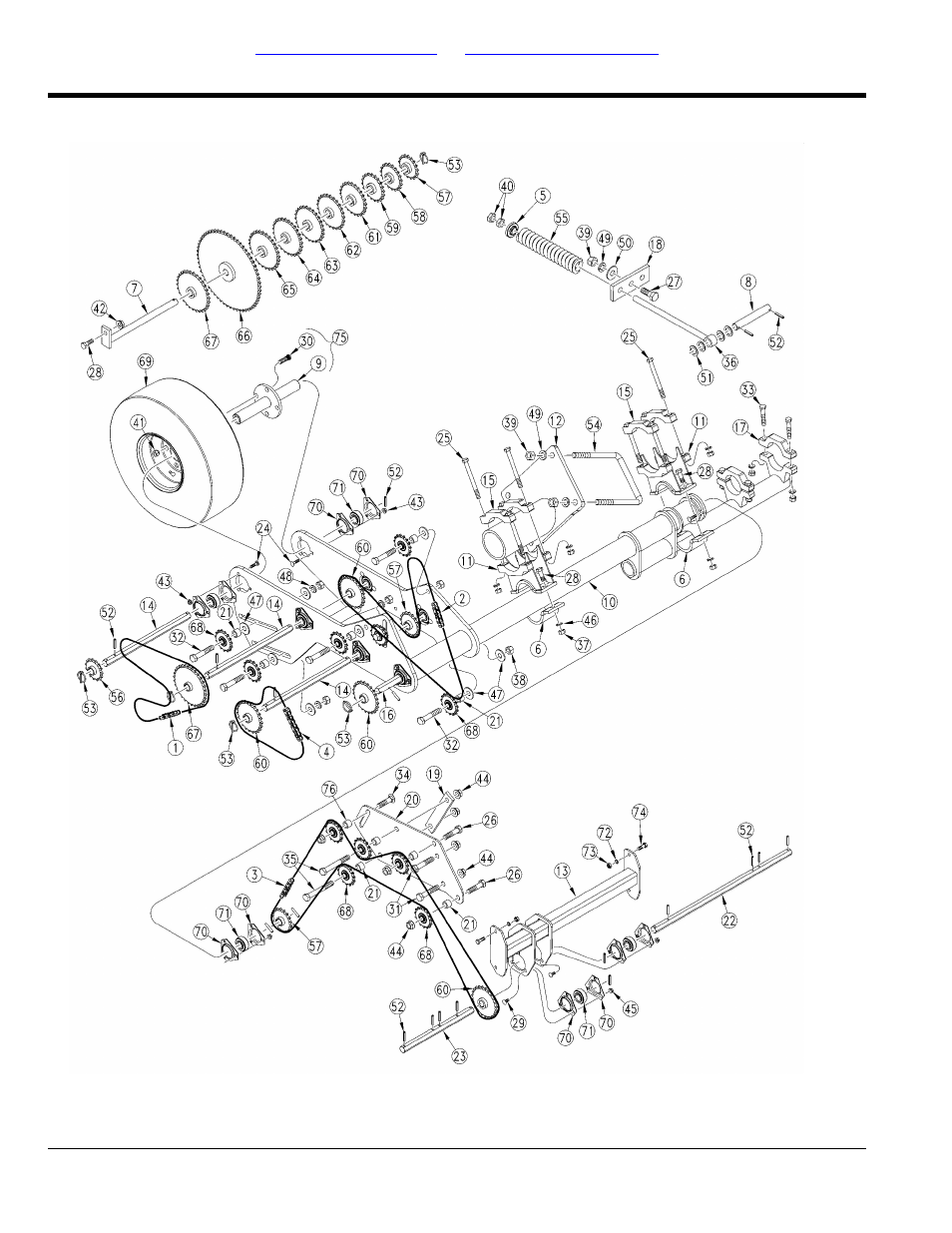 Dual contact wheel drive | Great Plains YP1625A Parts Manual User Manual | Page 74 / 240