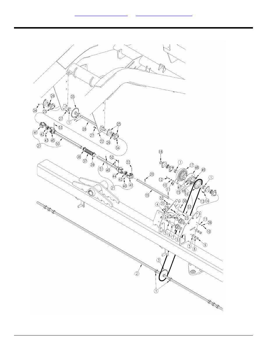 Wing drive, Table of contents part number index wing drive | Great Plains YP1625A Parts Manual User Manual | Page 80 / 240