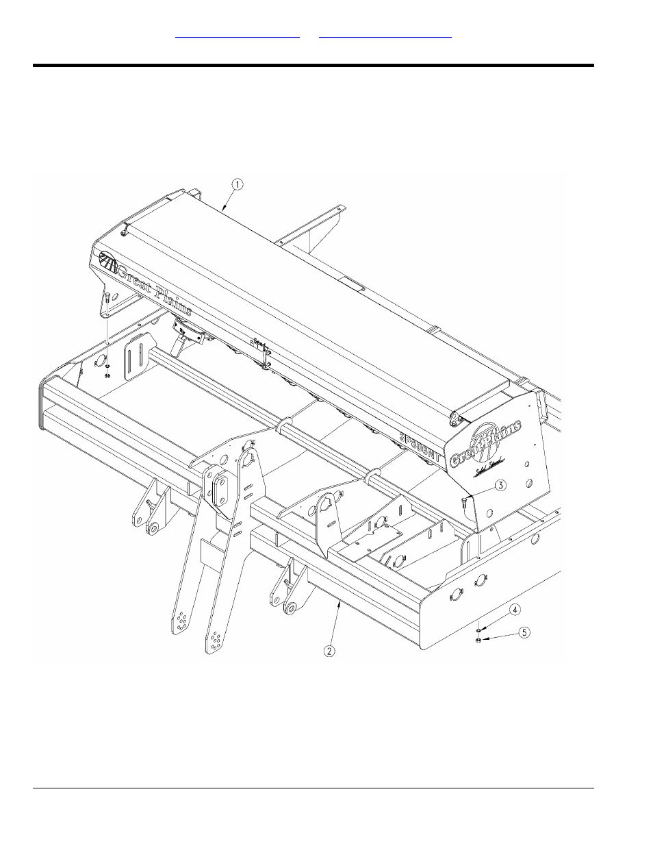 Seed box mounting | Great Plains 3P806NT Parts Manual User Manual | Page 16 / 148