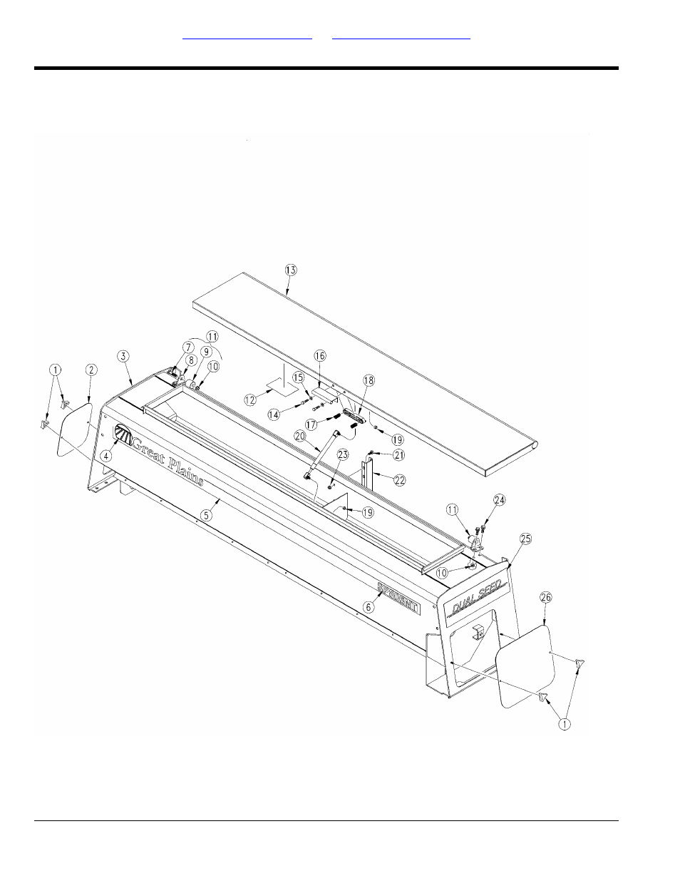 Dual seed box componenets | Great Plains 3P806NT Parts Manual User Manual | Page 22 / 148