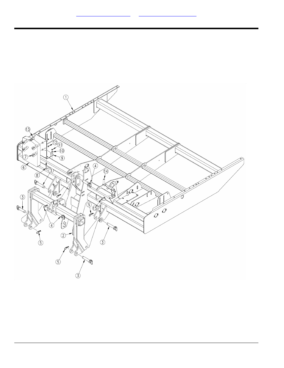 Box to frame, Hitch to frame, Selected models | Table of contents part number index hitch to frame | Great Plains 3P806NT Parts Manual User Manual | Page 6 / 148