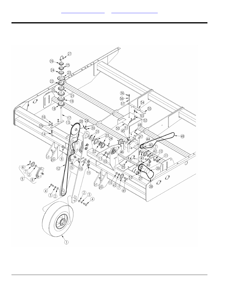 Drive, Gear box drive, Table of contents part number index gear box drive | Great Plains 3P806NT Parts Manual User Manual | Page 80 / 148