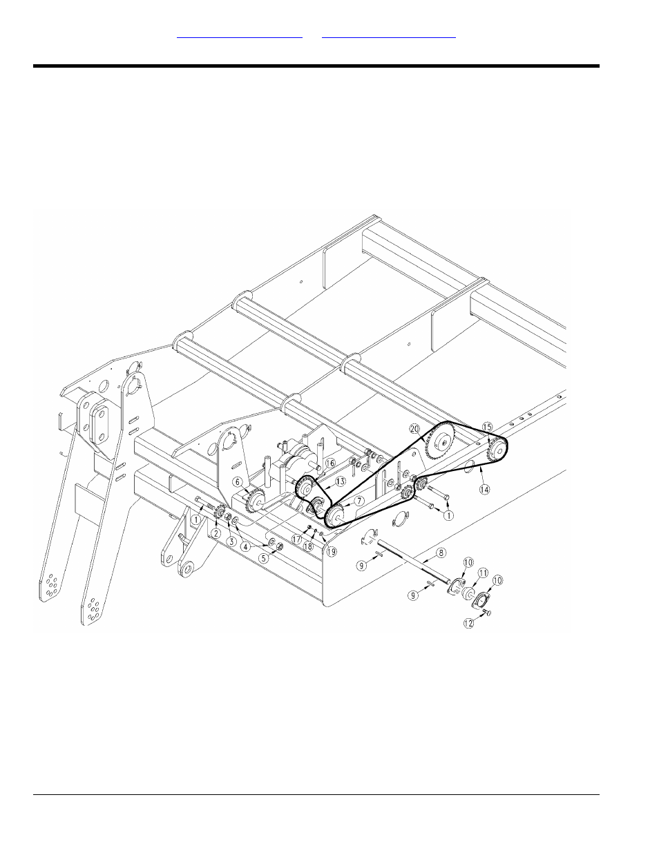 Agitator drive with fertilizer | Great Plains 3P806NT Parts Manual User Manual | Page 84 / 148