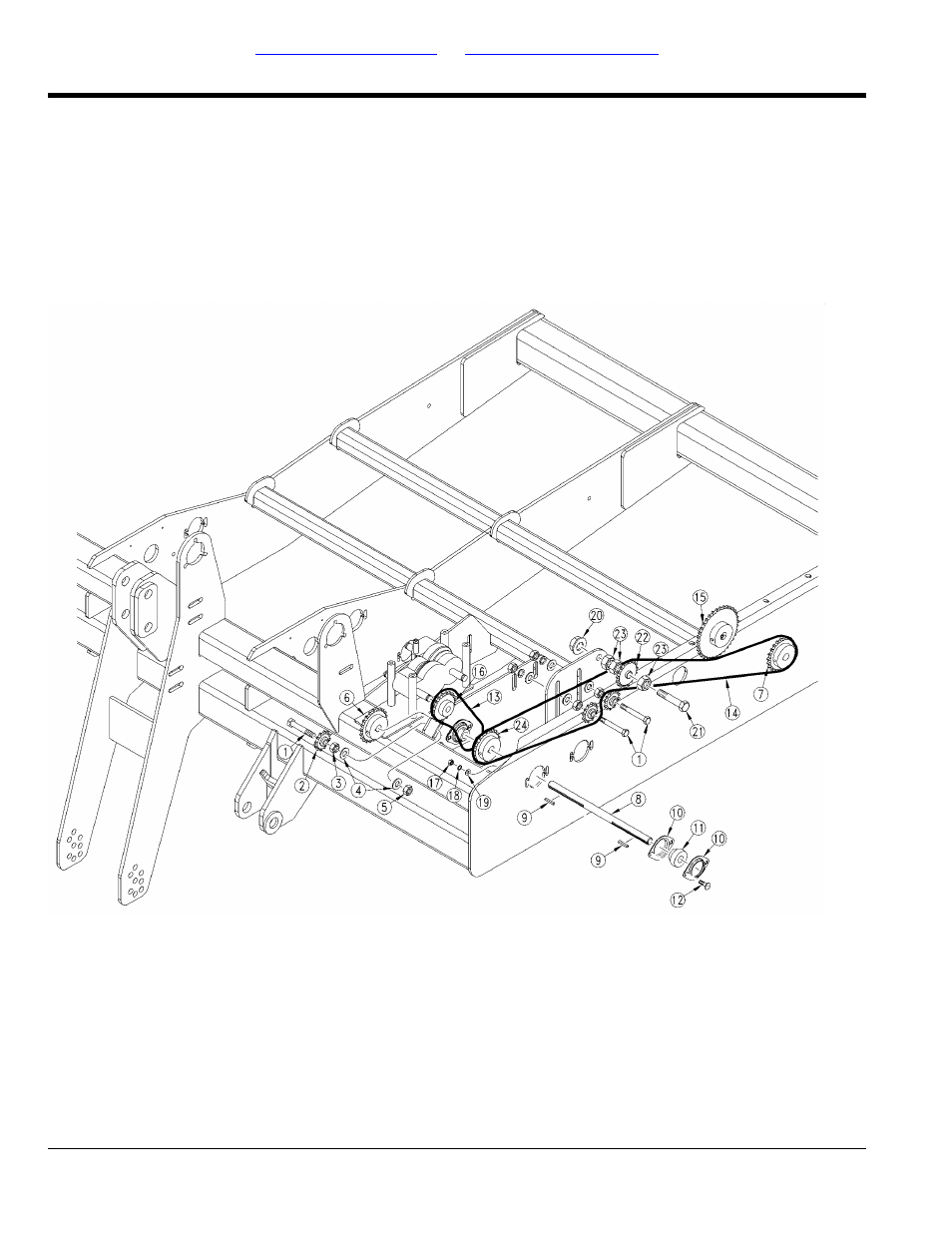 Agitator drive with small seeds and native grass | Great Plains 3P806NT Parts Manual User Manual | Page 90 / 148