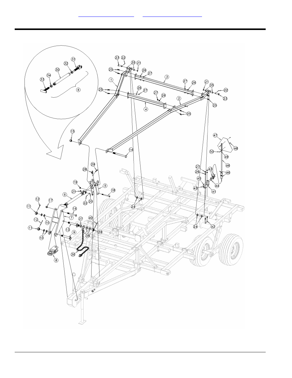 Rigid hitch self level assembly | Great Plains 6548 Series VII Field Cultivator-Rigid Hitch Parts Manual User Manual | Page 10 / 96