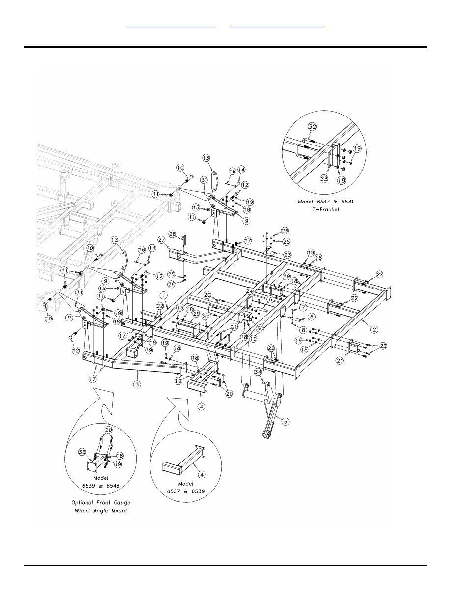 6537-6548 outside wing assembly | Great Plains 6548 Series VII Field Cultivator-Rigid Hitch Parts Manual User Manual | Page 16 / 96