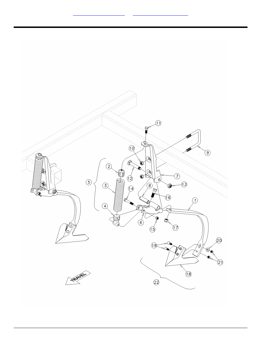 Section 5: shanks, Regular magnum shank assembly (s/n 1129cc-) | Great Plains 6548 Series VII Field Cultivator-Rigid Hitch Parts Manual User Manual | Page 62 / 96