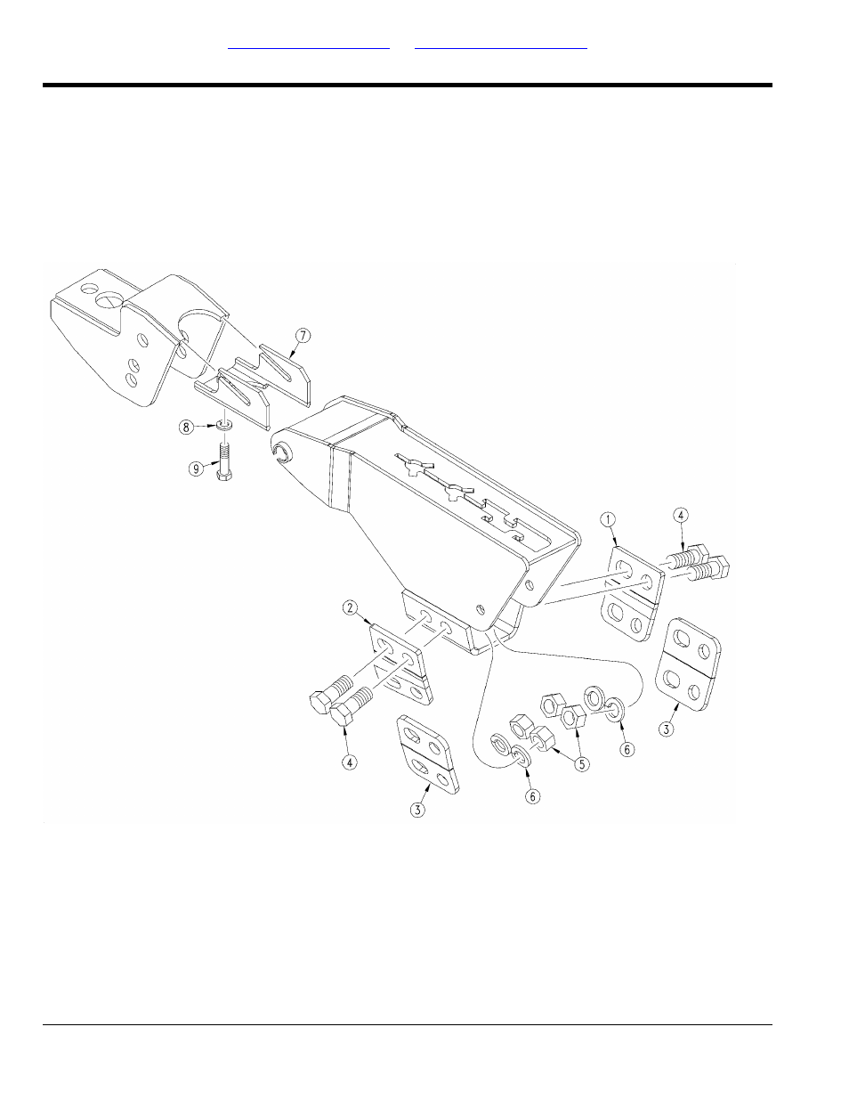 Closing wheel drop mount | Great Plains YP4425A Parts Manual User Manual | Page 112 / 192