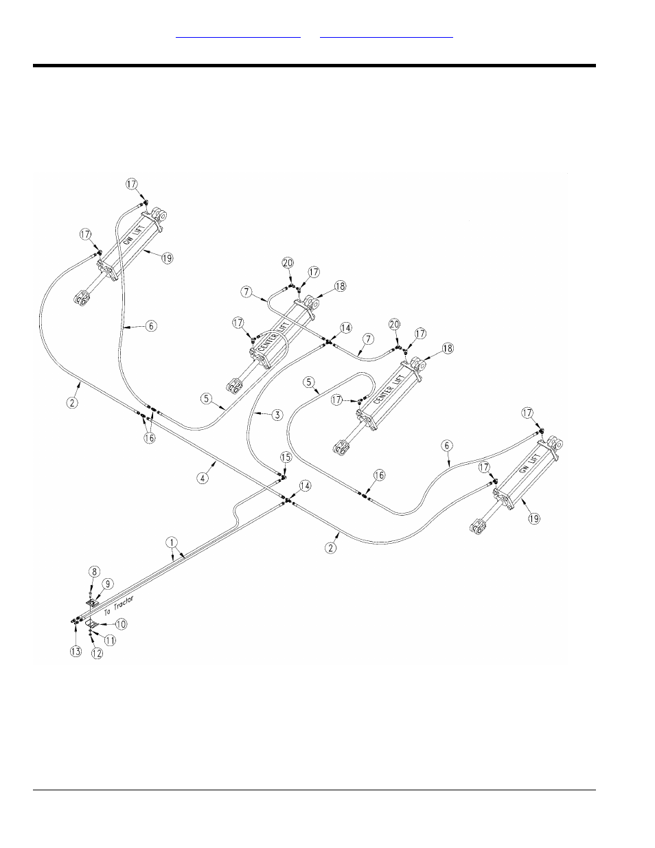 Lift hydraulics | Great Plains YP4425A Parts Manual User Manual | Page 124 / 192