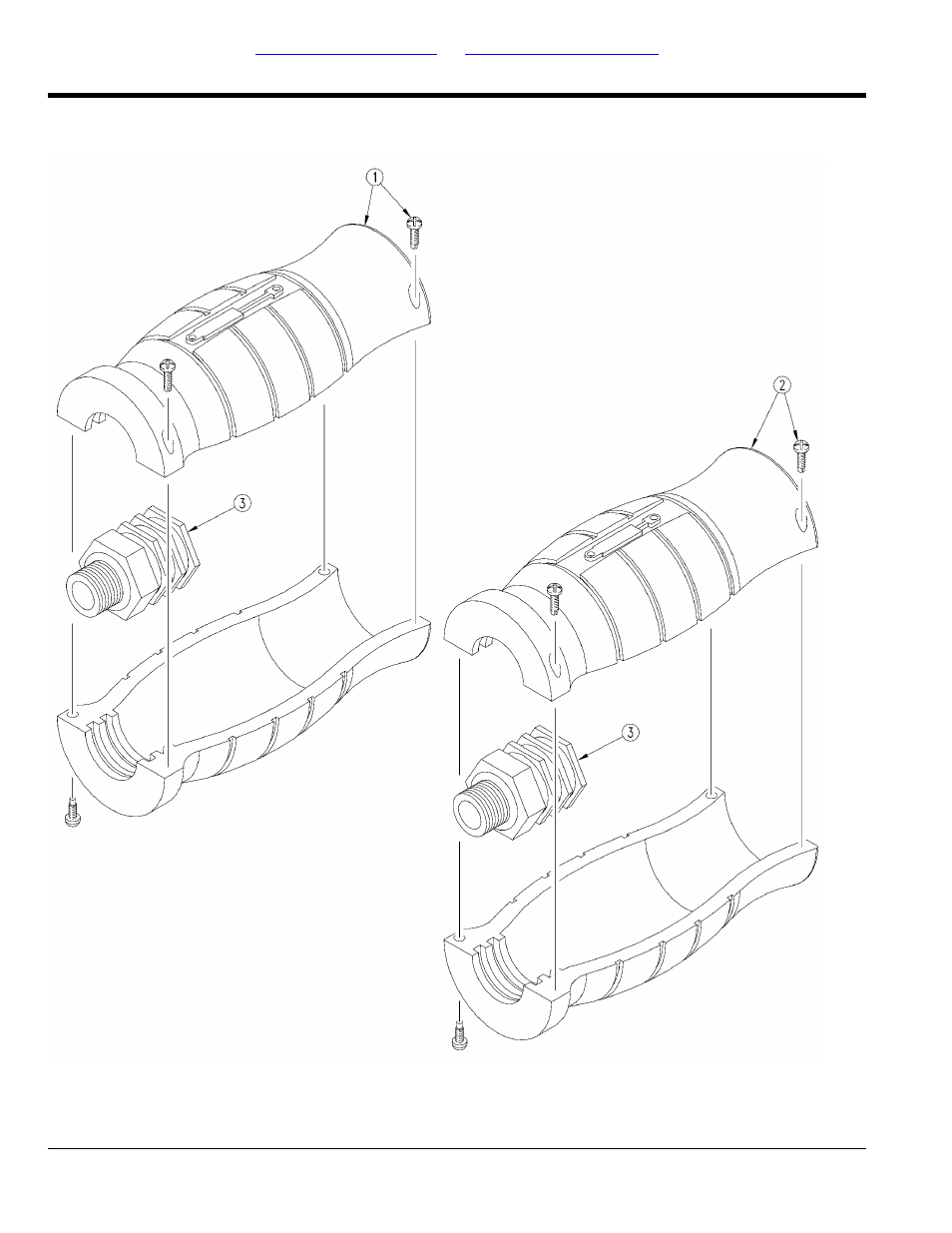 Hydraulic hose grips | Great Plains YP4425A Parts Manual User Manual | Page 132 / 192