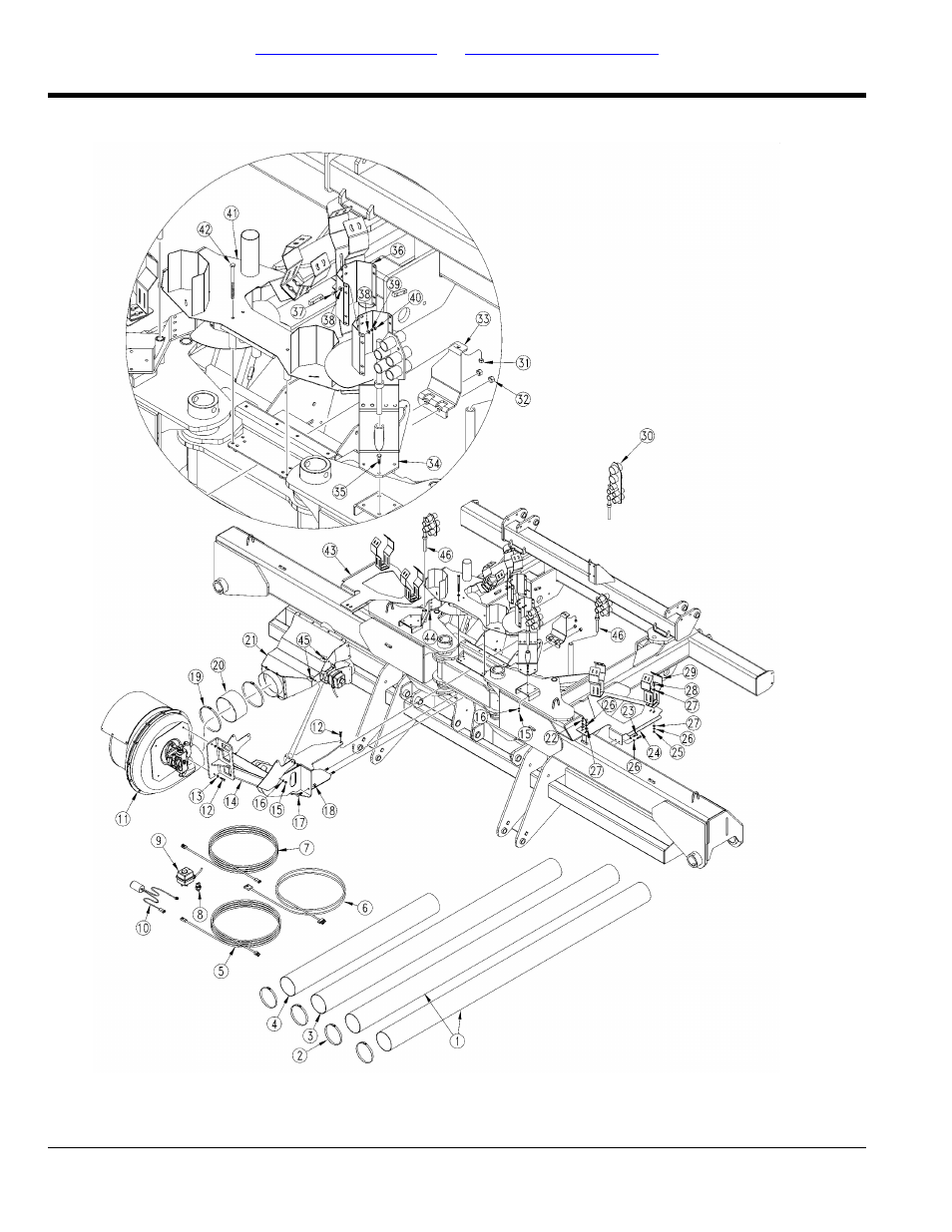 Fan to frame and air bracket mounting | Great Plains YP4425A Parts Manual User Manual | Page 26 / 192