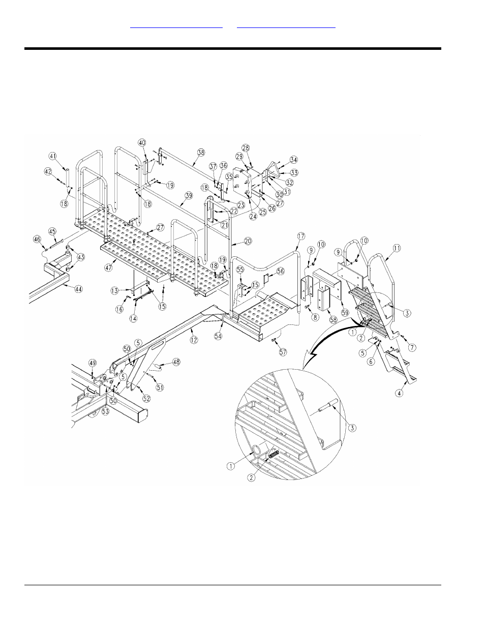 Walkboard and ladder | Great Plains YP4425A Parts Manual User Manual | Page 38 / 192