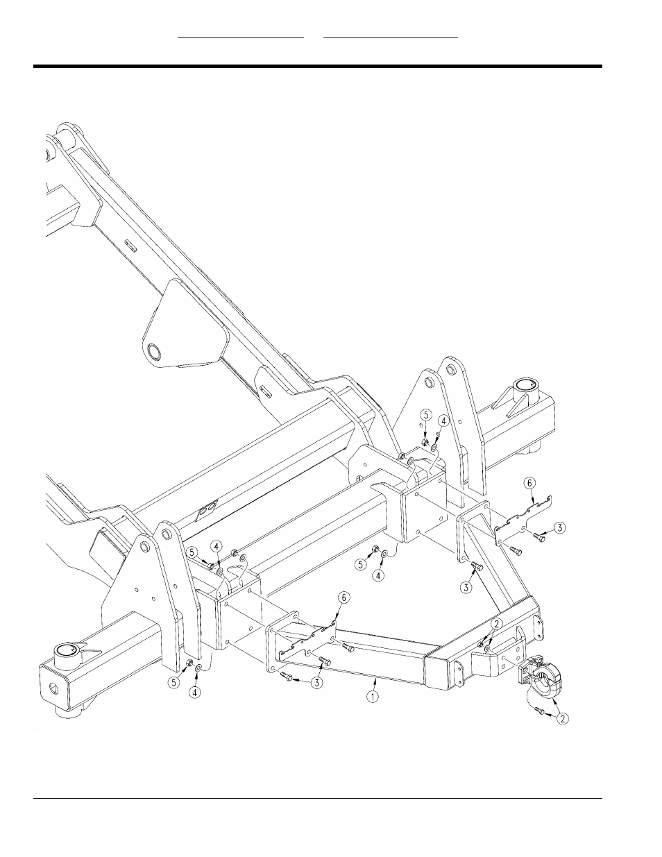 Rear hitch, Table of contents part number index rear hitch | Great Plains YP4425A Parts Manual User Manual | Page 42 / 192