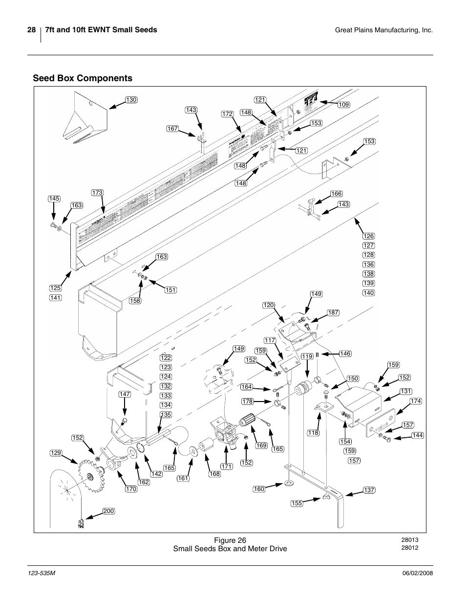Seed box components, Figure 26 | Great Plains 1005NT Assembly Instructions User Manual | Page 30 / 44