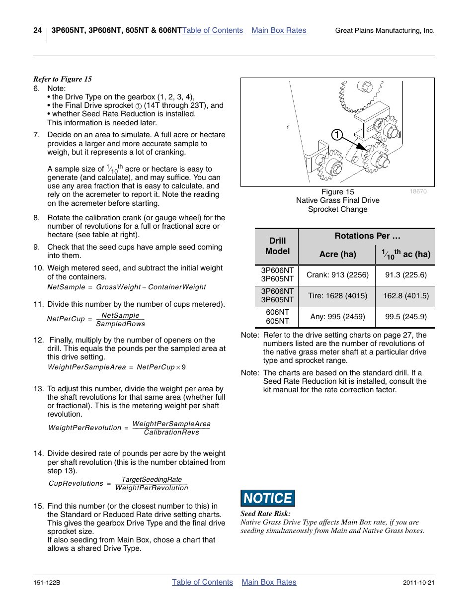 Great Plains 606NT Material Rate User Manual | Page 26 / 48