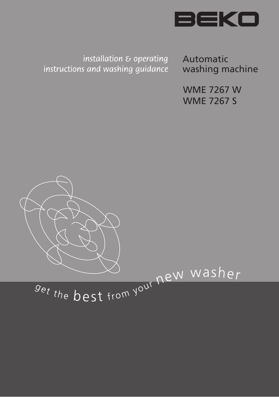 Beko WME 7267 W User Manual | 40 pages