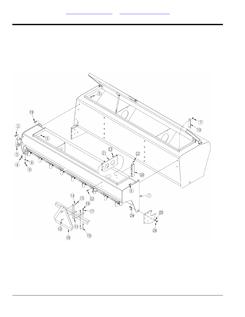 Fertilizer box mount | Great Plains 2025P Parts Manual User Manual | Page 10 / 140