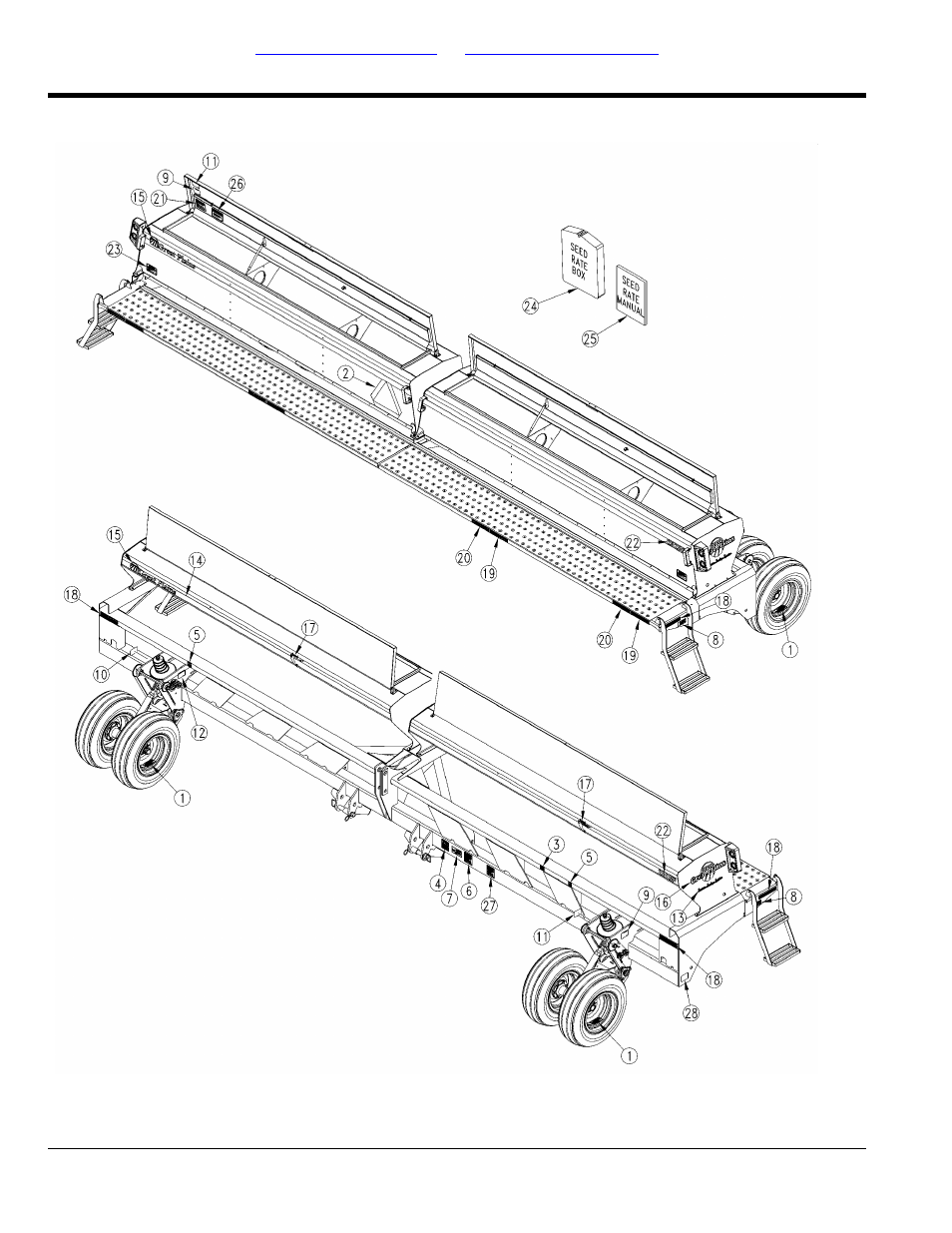 Decals, Decal placement | Great Plains 2025P Parts Manual User Manual | Page 106 / 140