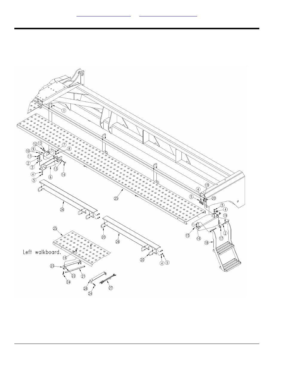 Walkboard and ladder | Great Plains 2025P Parts Manual User Manual | Page 18 / 140