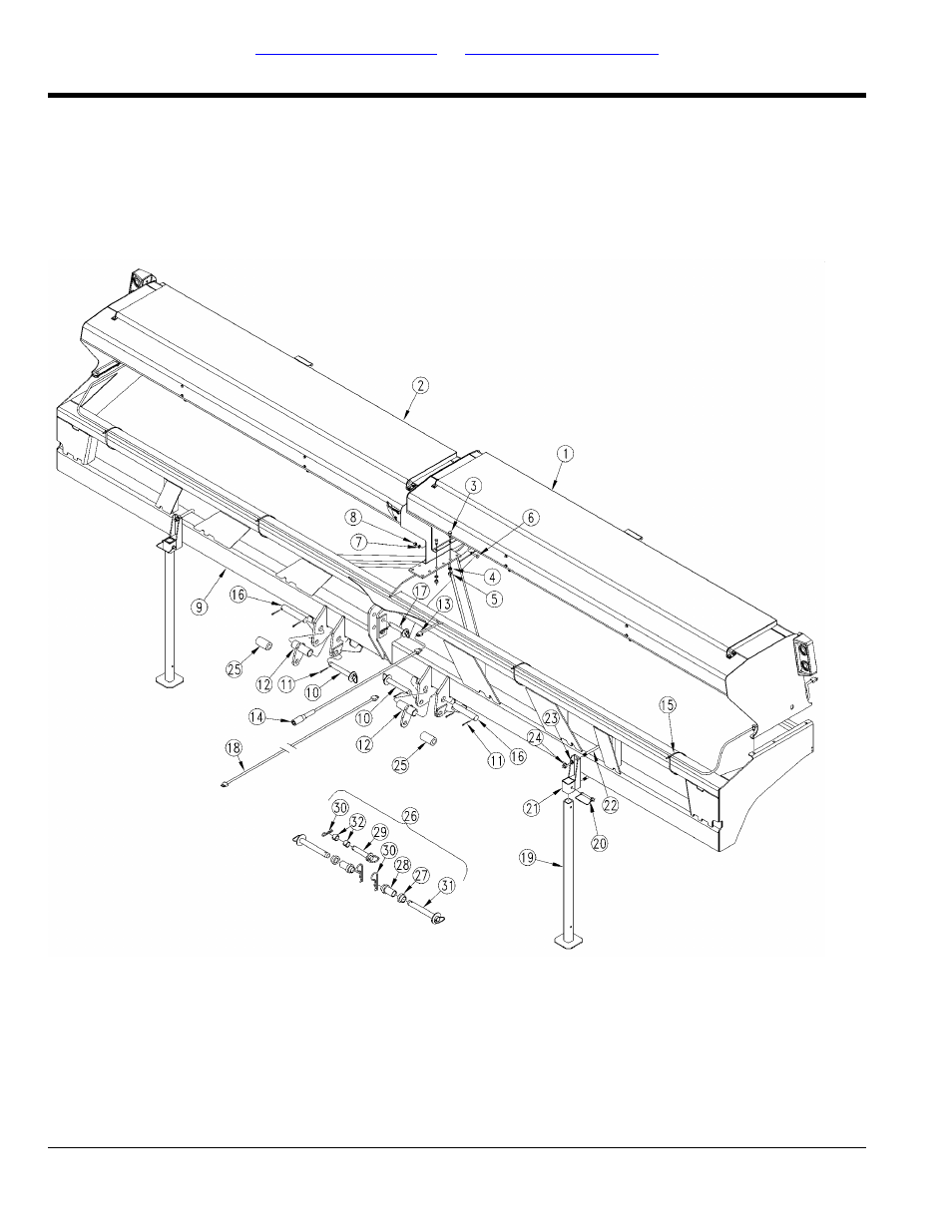 Box to frame, Table of contents part number index box to frame | Great Plains 2025P Parts Manual User Manual | Page 8 / 140