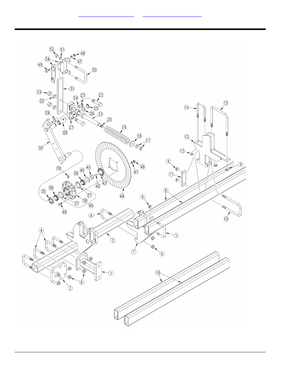 Frame mount coulter | Great Plains YP4025A Parts Manual User Manual | Page 126 / 244