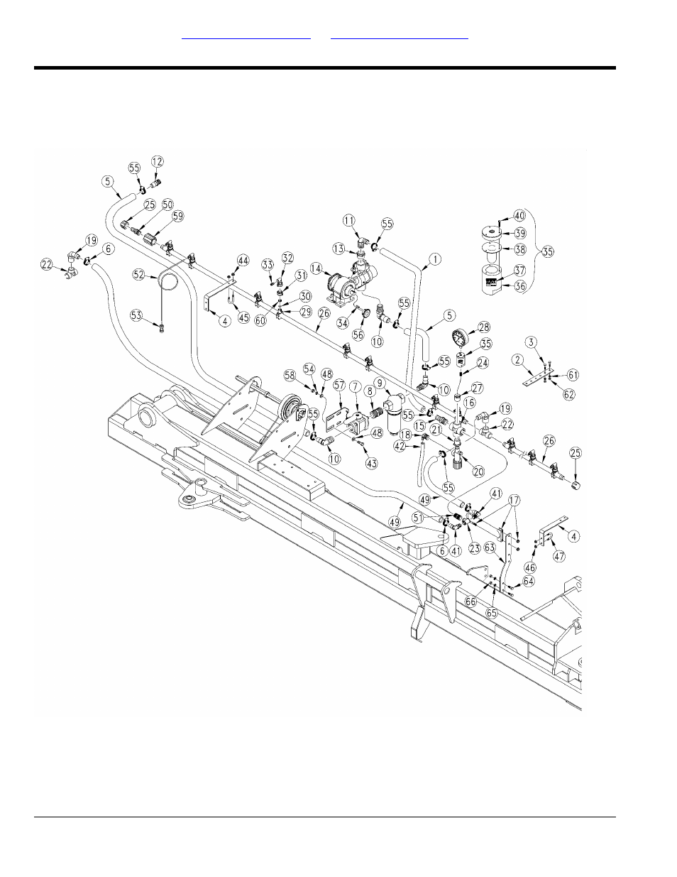 Fertilizer plumbing | Great Plains YP4025A Parts Manual User Manual | Page 212 / 244
