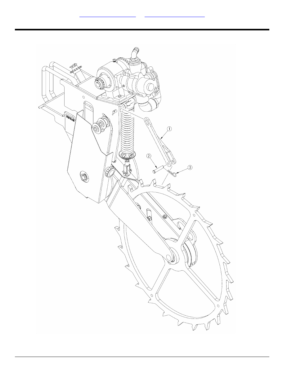 Fertilizer contact wheel lock up (s/n b1024h+) | Great Plains YP4025A Parts Manual User Manual | Page 224 / 244