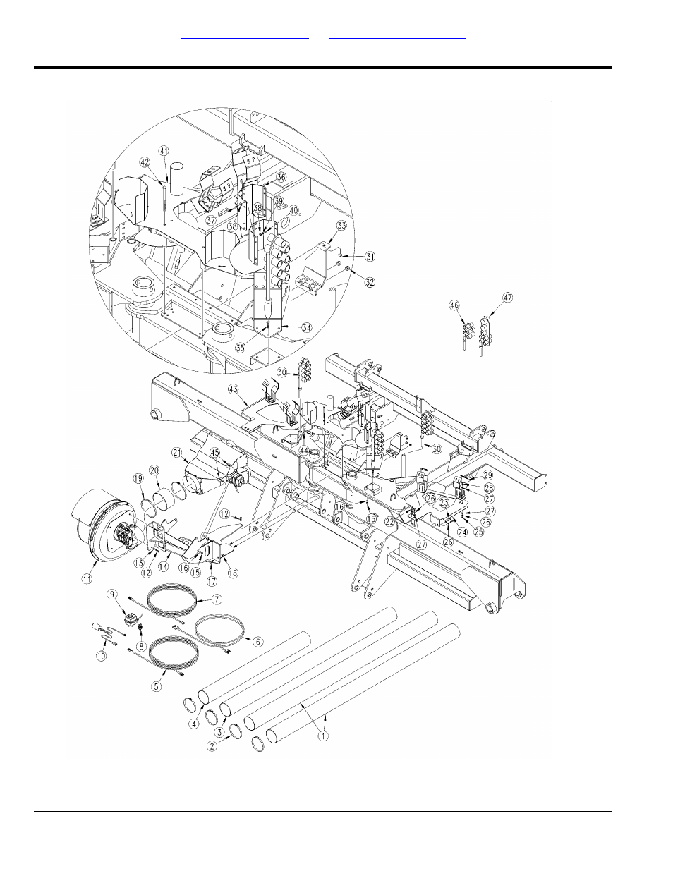 Fan to frame, Table of contents part number index fan to frame | Great Plains YP4025A Parts Manual User Manual | Page 32 / 244