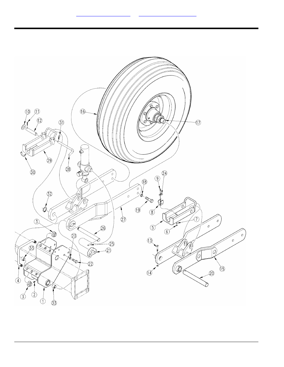 Transport & gauge wheels, Wheel module, Table of contents part number index wheel module | Great Plains PT8030 Predelivery Manual User Manual | Page 22 / 108